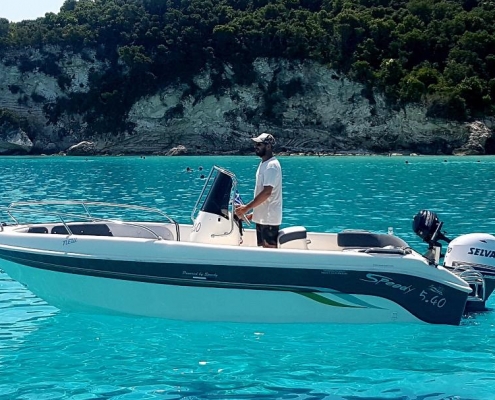 Paxos Boat Hire & Rentals - SPEEDY 550 PLUS DELUXE